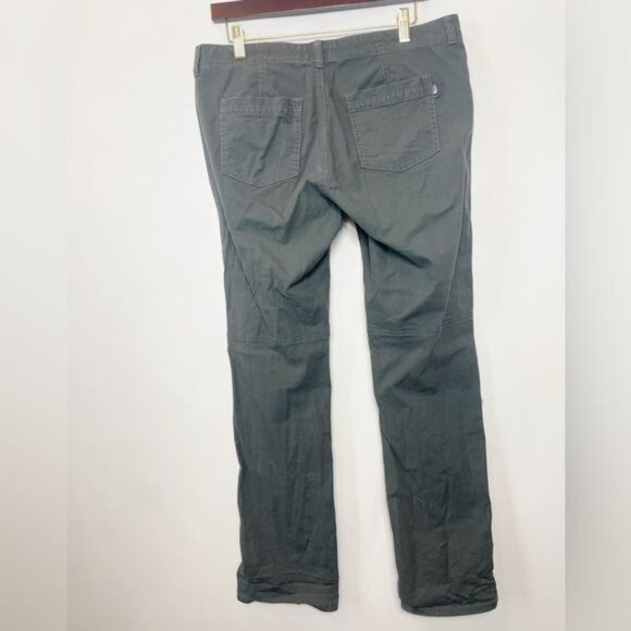 The North Face Womens Field Pants Roll Tab Straight Leg Gray/Olive Green Size 12 - Picture 3 of 10